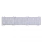 Interbaby Protetor de Cama 40X185 Algodão Star Cinza