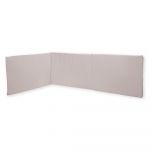 Interbaby Protetor de Cama 40X185 Algodão Não Amovivel Rosa