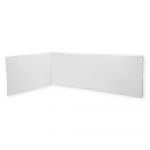 Interbaby Protetor de Cama 40X185 Algodão Não Amovivel Branco