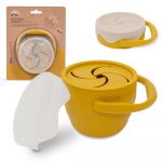 Interbaby Porta Lanches Dobravel de Silicone Ocr Terra
