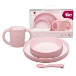 Interbaby Louça de Aprendizagem Rosa Escuro