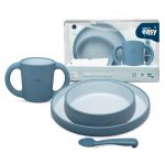 Interbaby Louça de Aprendizagem Azul/cinza