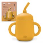Interbaby Copo Anti Gota + Palha de Silicone Ocr Terra