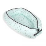 Interbaby Almofada Ninho 86X50 Algodão Jersey Cabañas Verde