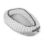 Interbaby Almofada Ninho 86X50 Algodão Jersey Star Cinza