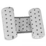 Interbaby Almofada de Apoio 26X22X10 Algodão Estrella Cinza