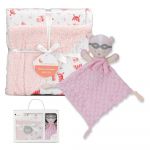 Interbaby Manta 80x110cm Carneiro Paraquedista Rosa