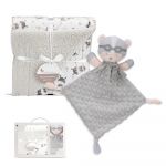 Interbaby Manta 80x110cm Carneiro Paraquedista Cinza