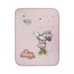 Interbaby Manta 110X140 Raschel Minnie Rosa