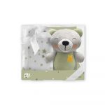Interbaby Manta + Peluche Osito Verde