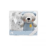 Interbaby Manta + Peluche Osito Azul