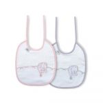 Interbaby 2 Babetes 100% Algodão Cinza & Rosa F