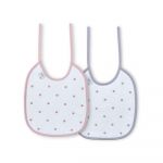 Interbaby 2 Babetes 100% Algodão Cinza & Rosa D