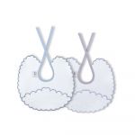 Interbaby 2 Babetes 100% Algodão Cinza & Azul G