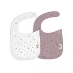 Interbaby 2 Babetes Velcro 20x30 Duendes Del Polvo Rosa Escuro