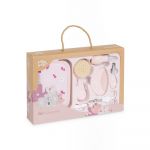 Interbaby Estojo de Higiene (pente+escova+tesoura) Koala Rosa Escuro
