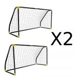 Conjunto de Balizas 180 x 91 x 120 cm em Pvc Black