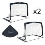 Conjunto de Balizas de Futebol Dobráveis 120 x 90 x 90 cm