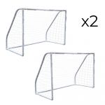 Conjunto de Balizas 180 x 91 x 120 cm em Pvc White