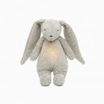 Moonie Peluche Luz-som Coelho Orgânico Moonie Gray
