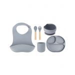 Momi Conjunto de Alimentação 6 Peças Ami Grey