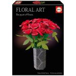 Educa Borras Kit de Arte Floral Ramo de Rosas Vermelhas
