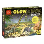 Apli Puzzle Fluorescente Dinossauros 60 Peças