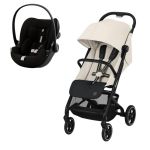 Duo Cybex Beezy + Cloud G i Size Canvas White Plus