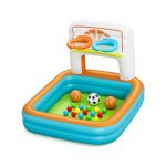 Bestway Piscina Insuflável Multifunções com Bolas Basquetebol e Futebol 1,20M X 1