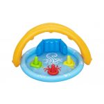 Bestway Piscina Insuflável com Dossel, Encosto e Separador 1,15M X 89Cm X 76Cm