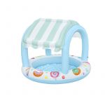 Bestway Piscina Insuflável com Cobertura e Fundo Insuflável Candy House 1,04M X 84Cm