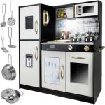 Kruzzel Cozinha de Madeira XL + Sons + Luz + Acessórios para Criança