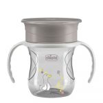 Chicco Copo de Refeição 360º 12m+ Cinza