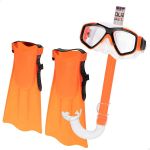 Aqua Sport Conjunto Júnior de Mergulho 3 em 1 (Máscara, Tubo e Barbatanas)
