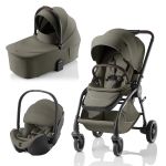 Trio Britax Römer Rio + Baby Safe Pro + Alcofa Rio Lux Urban Olive