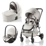 Trio Britax Römer Rio + Baby Safe Pro + Alcofa Rio Lux Soft Taupe