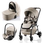 Trio Britax Römer Rio + Baby Safe Pro + Alcofa Rio Style Teak
