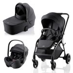 Trio Britax Römer Rio + Baby Safe Pro + Alcofa Rio Style Carbon Black