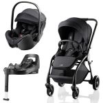 Duo Britax Römer Rio + Baby Safe Pro + Base Isofix Vario Style Carbon Black