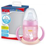 Nuk Biberão Aprendizagem Brilha No Escuro Rosa 6-18m 150ml