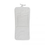Don Algodon Fronha Para Carrinho de Passeio Reversivel Ninho de Abelha Modelo Vichy Azul Escuro