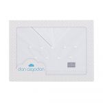 Don Algodon Conjunto 3 Peças Berço (Lençol 106x82 + Lençol Colchão 85x55x9 + Almofada 50x30) Algodão-Zoe-Branco