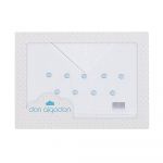 Don Algodon Conjunto 3 Peças Berço (Lençol 106x82 + Lençol Colchão 85x55x9 + Almofada 50x30) Algodão-Zoe-B/Azul