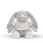 Interbaby Coelho de Peluche Para Bordar Cinza