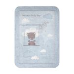 Kikkaboo Manta para Bebé Super Macia 110/140 cm Dream Big Blue