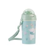 Kikkaboo Copo Pp com Palhinha de Silicone e Alça 450ml Music Fest Mint