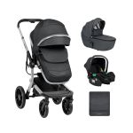 Trio Kikkaboo Irene com Alcofa Rígida Grey Dark