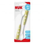 Nuk Colher Easy Learning Verde 2 unidades
