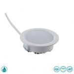 Foxled Downlight redondo embutir Branco Nemo 3.5W 4000K IP44 - 2387 NT