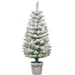HomCom Árvore de Natal Pequena Artificial com 90cm - 830-320